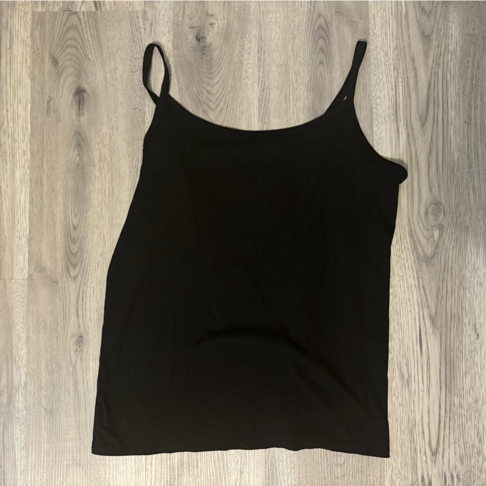 Black tank top